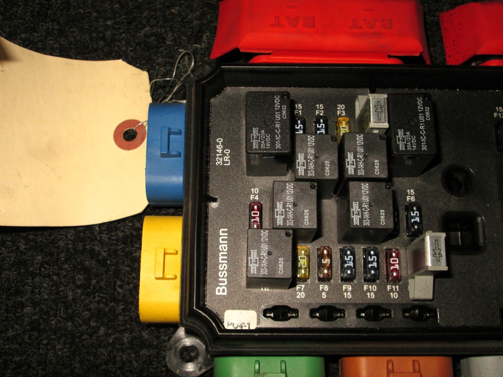 RV Chassis Parts USED BUSSMANN FUSE BOX P/N 321460 FOR SALE Chassis