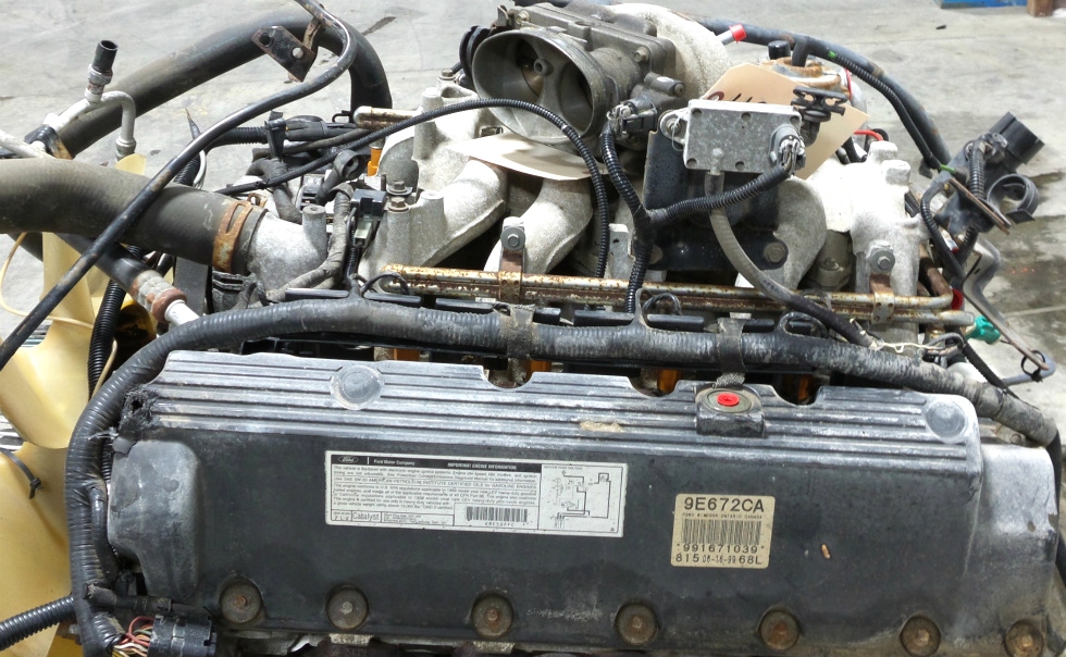 USED 1999 FORD V10 TRITON ENGINE FOR SALE RV Chassis Parts.