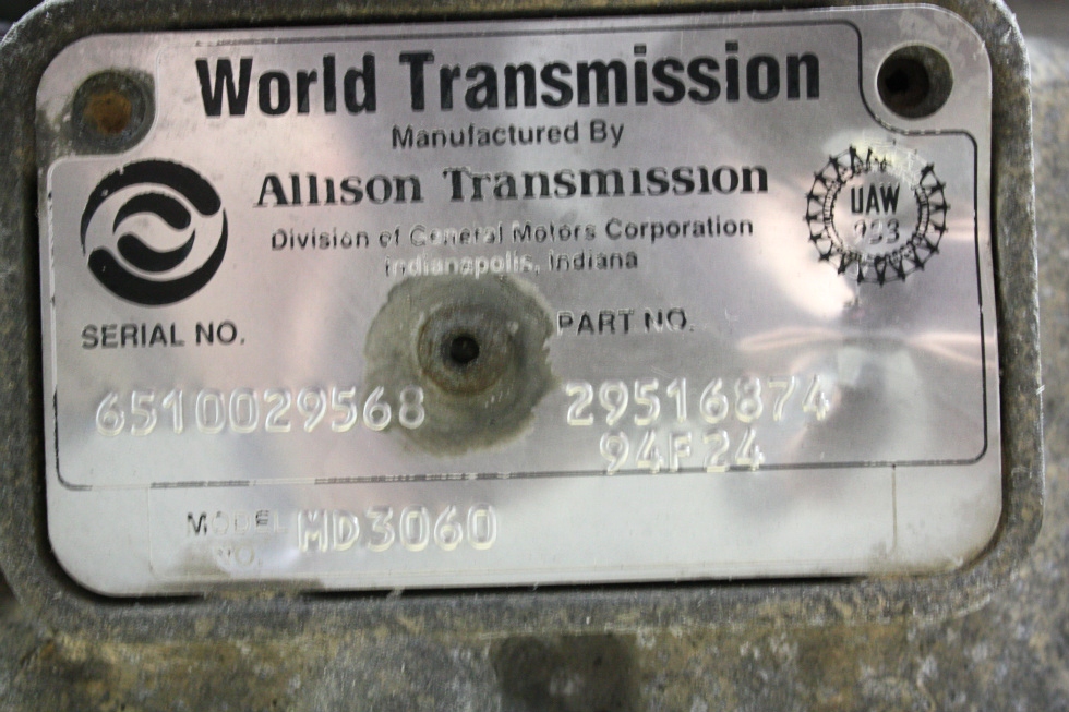 USED ALLISON TRANSMISSION | ALLISON MD3060 TRANSMISSION FOR SALE RV Chassis Parts 