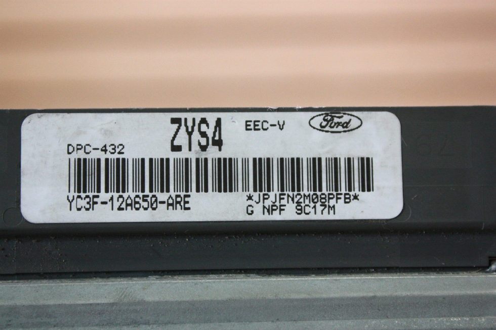 USED FORD ECM YC3F-12A650-ARE FOR SALE RV Chassis Parts 