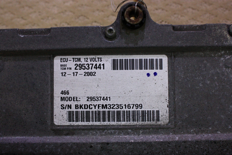 USED 2003 ALLISON TRANSMISSION ECU P/N 29537441 FOR SALE RV Chassis Parts 