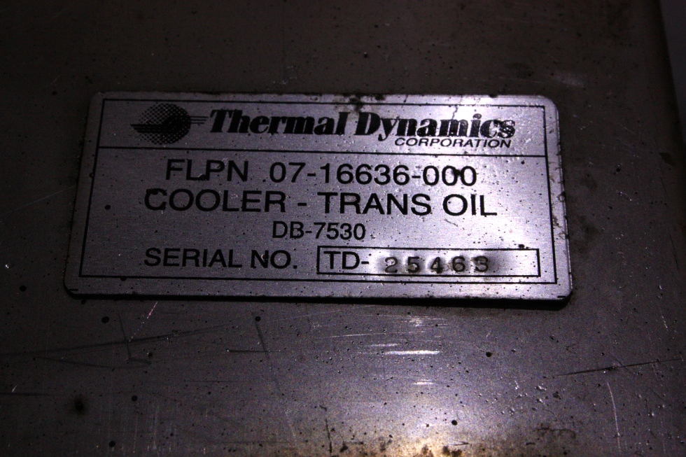 USED THERMAL DYNAMICS COOLER-TRANS OIL FOR SALE RV Chassis Parts 