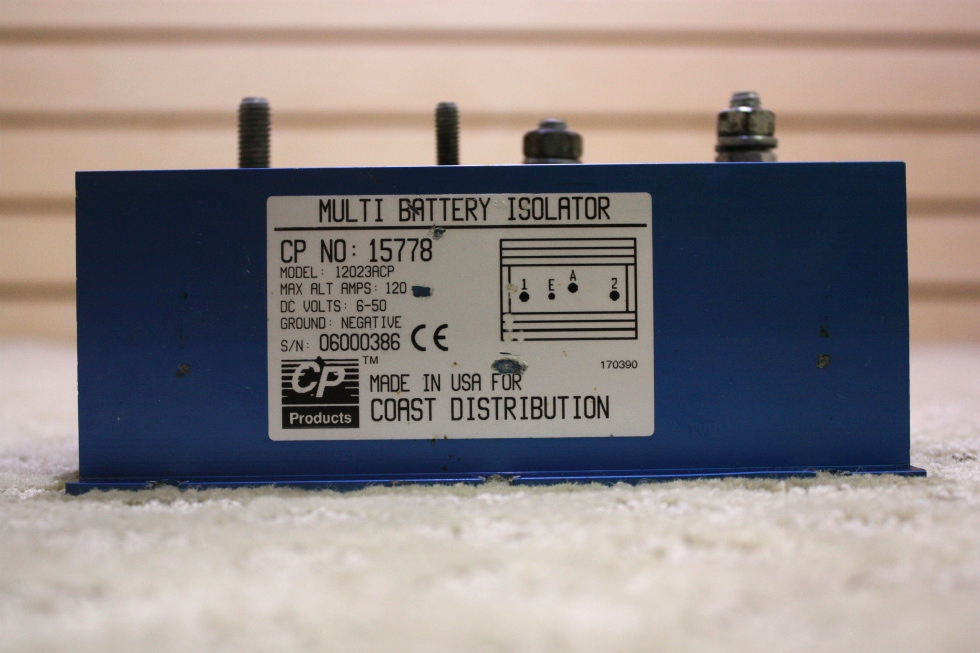 USED CP MULTI BATTERY ISOLATOR 15578 FOR SALE RV Chassis Parts 