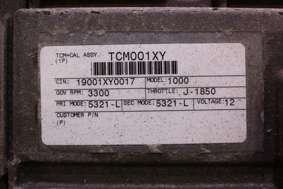 USED ALLISON TRANSMISSION ECU 29542725 FOR SALE RV Chassis Parts 