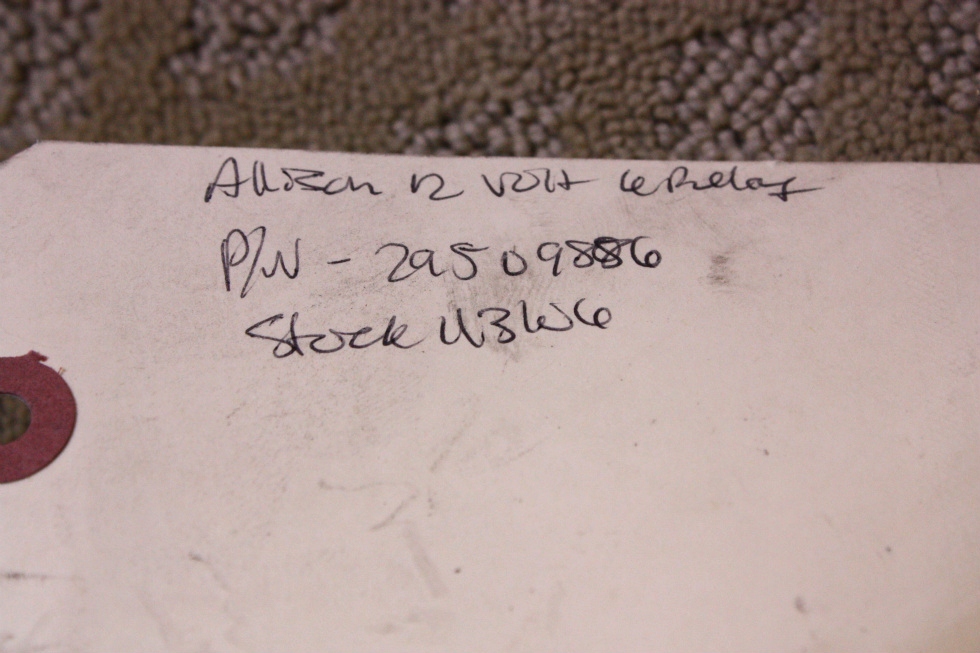 USED ALLISON 12 VOLT 6 RELAY 29509886 FOR SALE RV Chassis Parts 