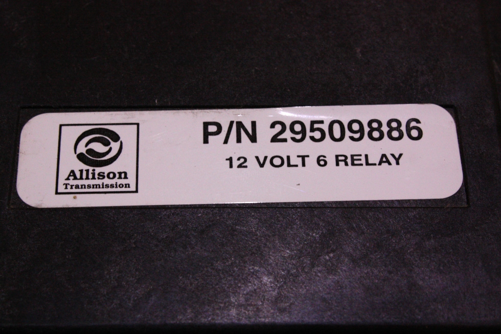 USED ALLISON TRANSMISSION 12 VOLT 6 RELAY P/N 29509886 FOR SALE RV Chassis Parts 