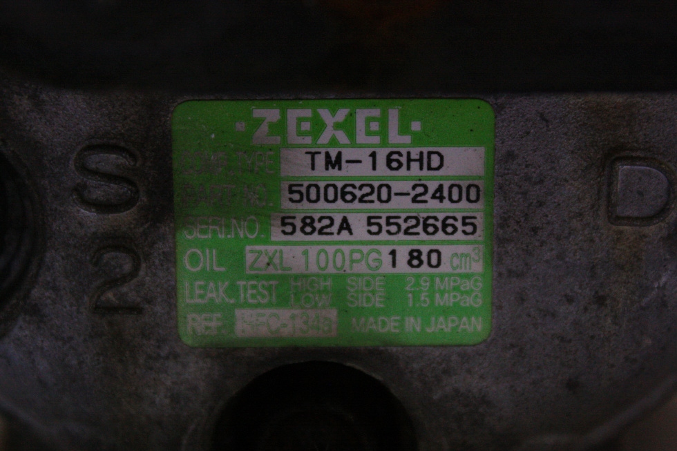 USED ZEXEL C-7 2008 AC COMPRESSOR FOR SALE RV Chassis Parts 