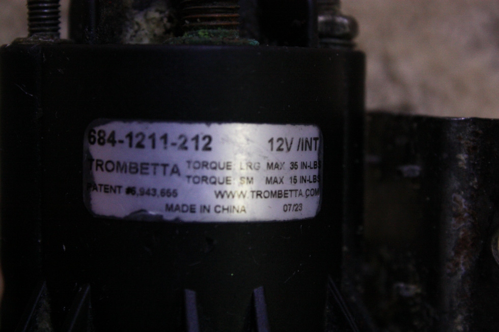 USED TROMBETTA 684-1211-212 FOR SALE RV Chassis Parts 