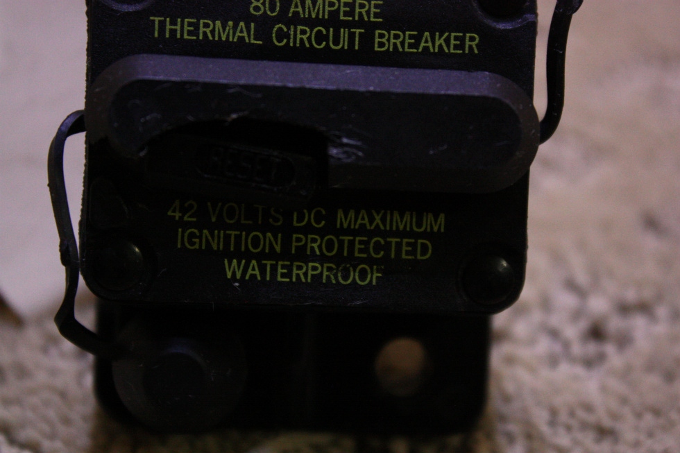 USED THERMAL CIRCUIT BREAKER 184080 FOR SALE RV Chassis Parts 