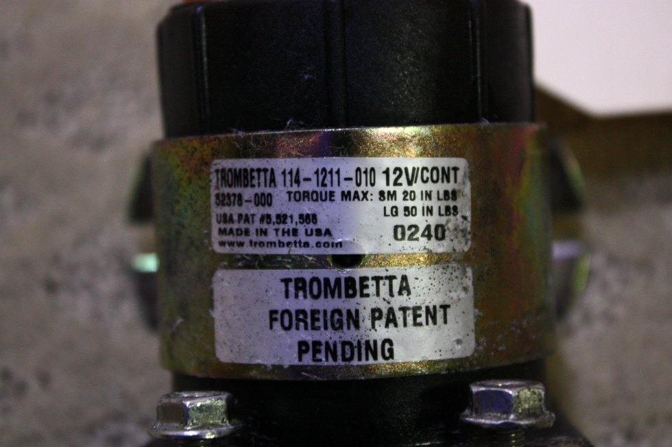 USED TROMBETTA 114-1211-010 FOR SALE RV Chassis Parts 