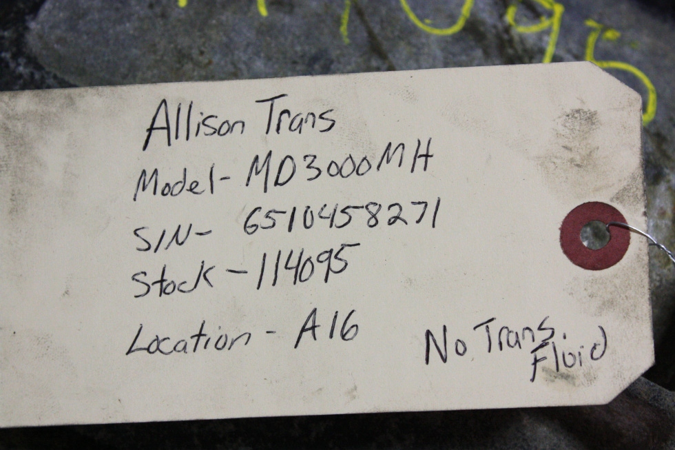 USED ALLISON TRANSMISSION  | MD3000MH TRANSMISSION RV Chassis Parts 