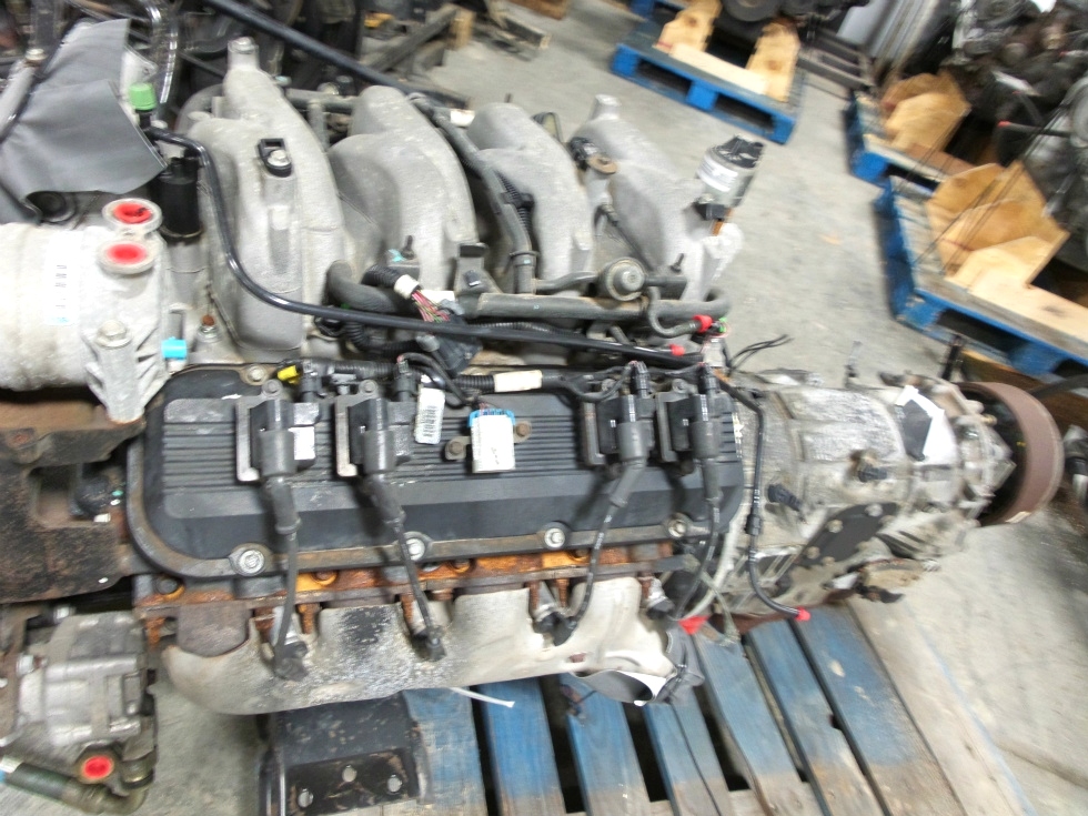 USED CHEVY VORTEC 8100 8.1L ENGINE WITH ALLISON TRANSMISSION FOR SALE RV Chassis Parts 