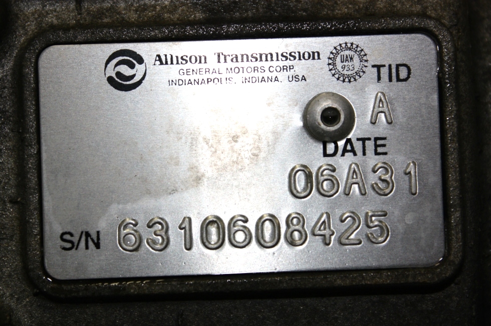 USED ALLISON TRANSMISSION | ALLISON TRANSMISSION 2100M FOR RV OR MOTORHOME  FOR SALE RV Chassis Parts 