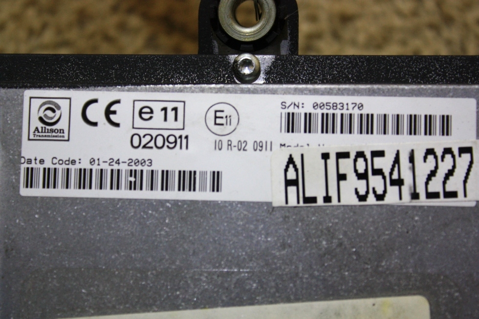 USED ALLISON TRANSMISSION ECU 29541151 FOR SALE RV Chassis Parts 