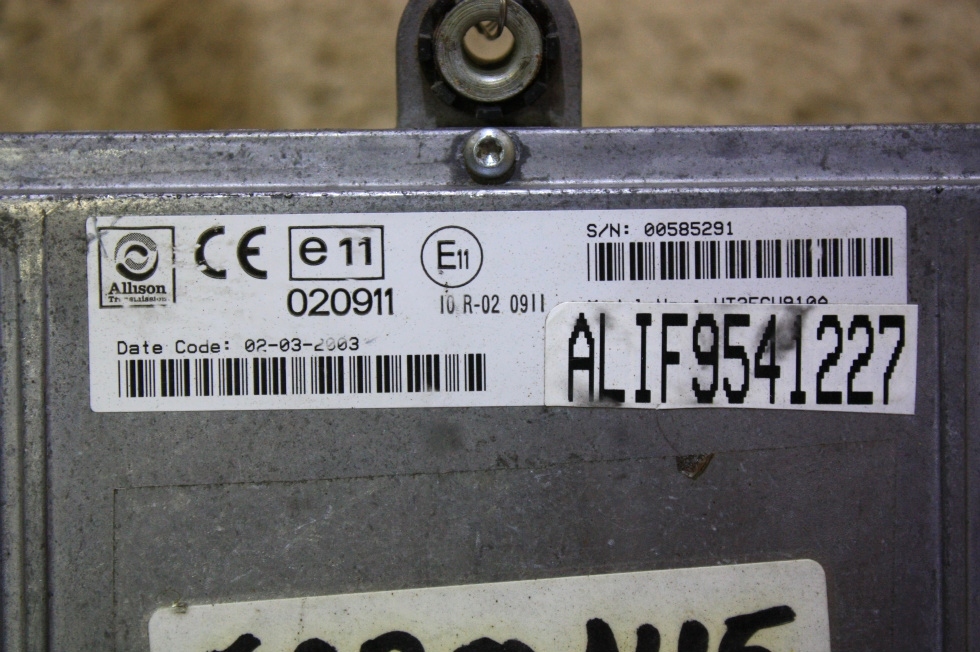 USED ALLISON TRANSMISSION ECU 29541227 FOR SALE RV Chassis Parts 