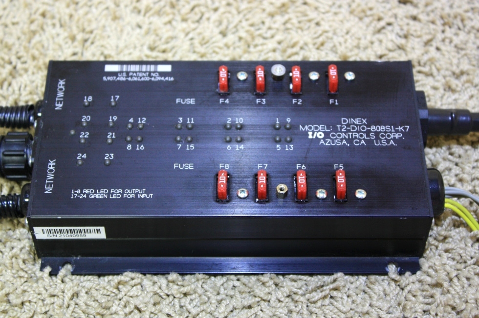 USED DINEX I/O CONTROL MODULE T2-DIO-808S1-K7 FOR SALE RV Chassis Parts 