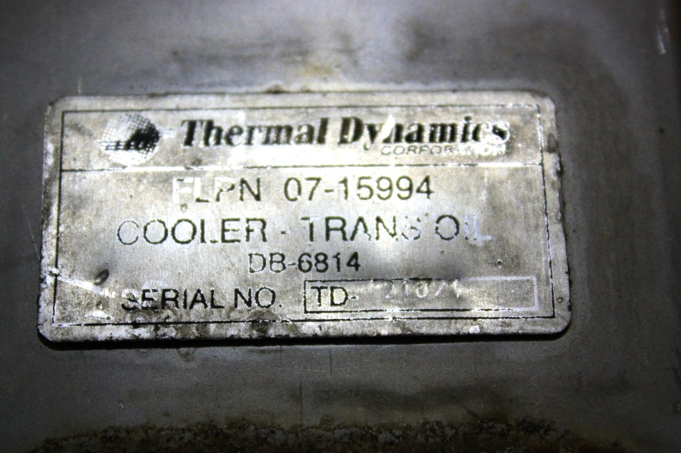 USED RV THERMAL DYNAMIC COOLER-TRANS OIL FLPN 07-15994 FOR SALE RV Chassis Parts 
