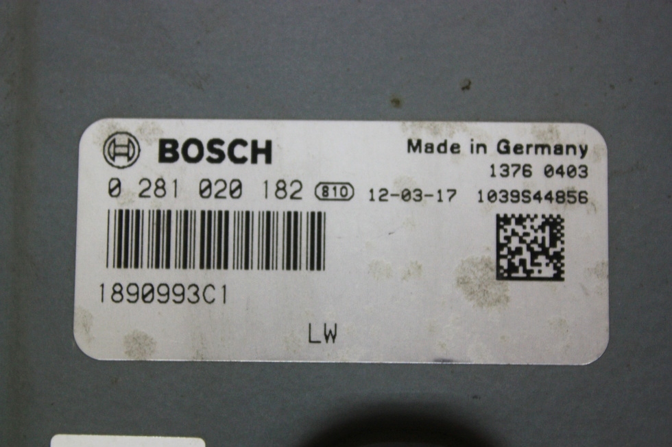 USED BOSCH INTERNATIONAL NAVISTAR MODULE 0281020182 RV PARTS FOR SALE RV Chassis Parts 