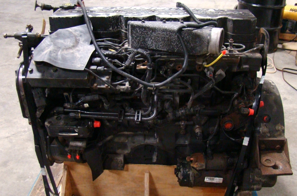 USED CUMMINS ENGINE FOR SALE | CUMMINS 8.3L ISC 350 2002 DIESEL ENGINE - LOW MILES  RV Chassis Parts 