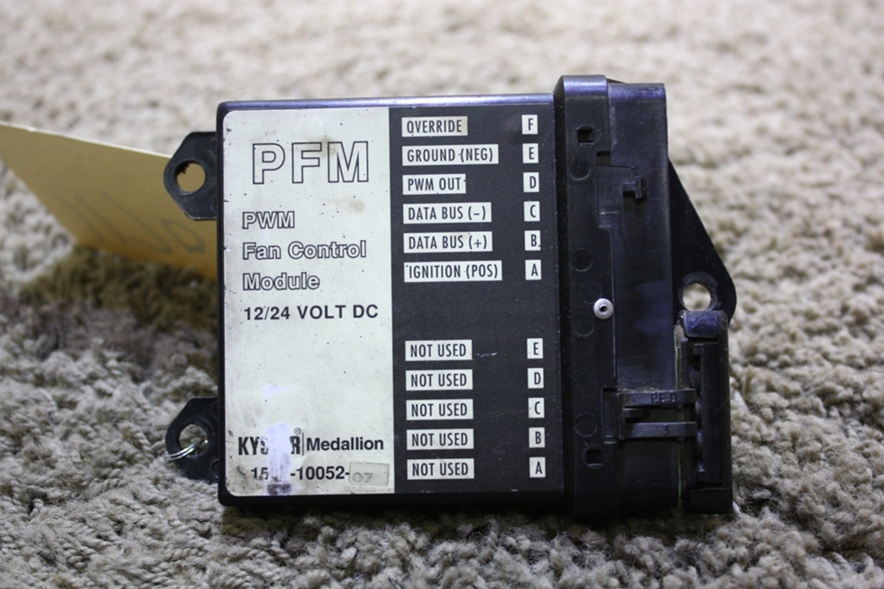 USED MOTORHOME MEDALLION PFM PWM FAN CONTROL MODULE 1539-10052-07 FOR SALE RV Chassis Parts 