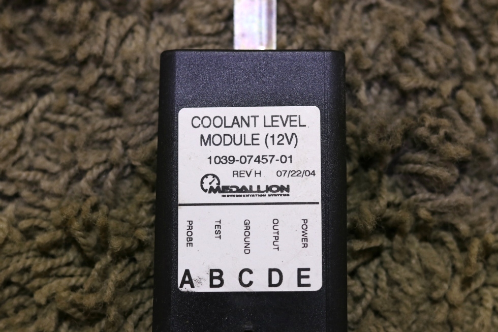 USED MOTORHOME MEDALLION COOLANT LEVEL MODULE 1039-07457-01 FOR SALE RV Chassis Parts 