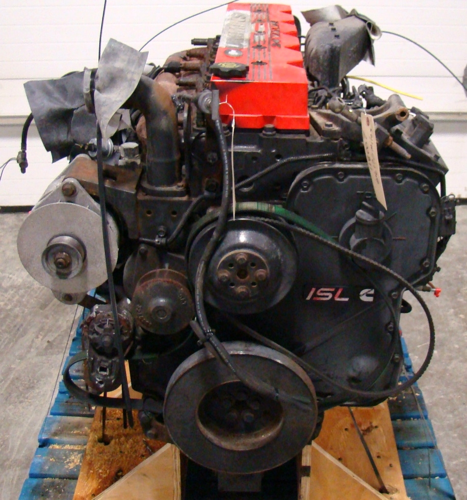CUMMINS DIESEL ENGINE | 2002 8.8L ISL370 FOR SALE - 64,000 MILES  RV Chassis Parts 