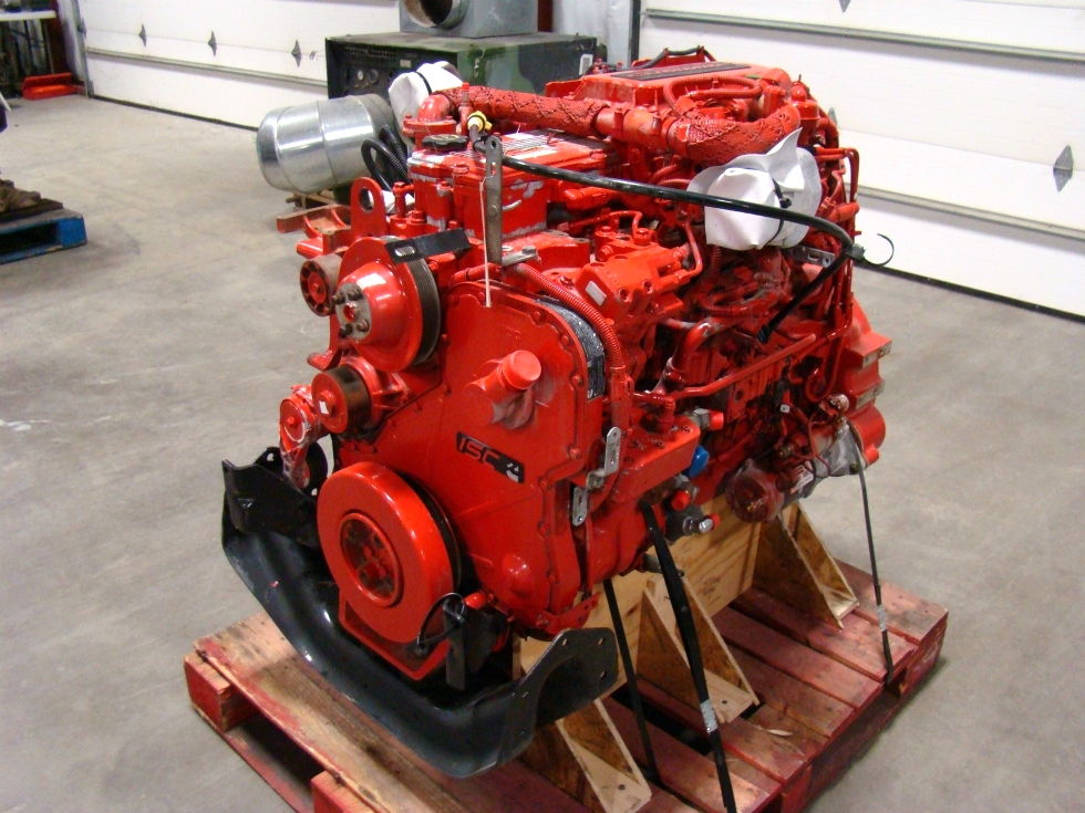 CUMMINS DIESEL ENGINE | CUMMINS ISC380 8.3L 380HP FOR SALE - 15,000 MILES RV Chassis Parts 
