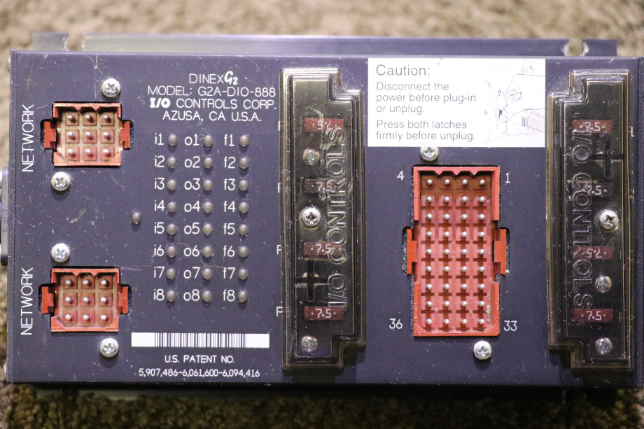 USED DINEXG2 I/O CONTROL MODULE G2A-DIO-888 RV PARTS FOR SALE RV Chassis Parts 
