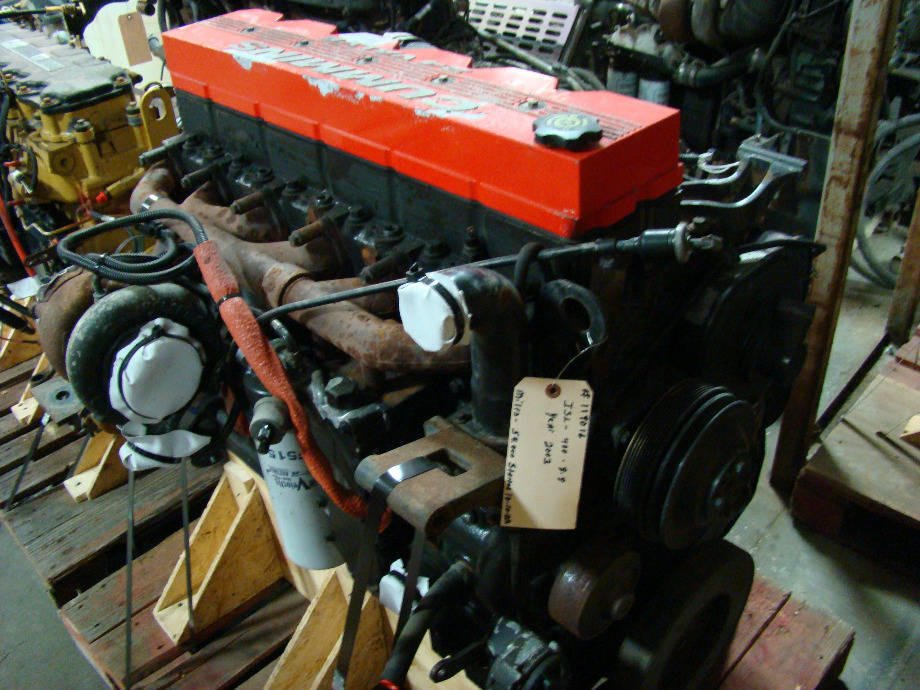 CUMMINS DIESEL ENGINE | 2003 8.8L ISL400 FOR SALE - 54,000 MILES RV Chassis Parts 