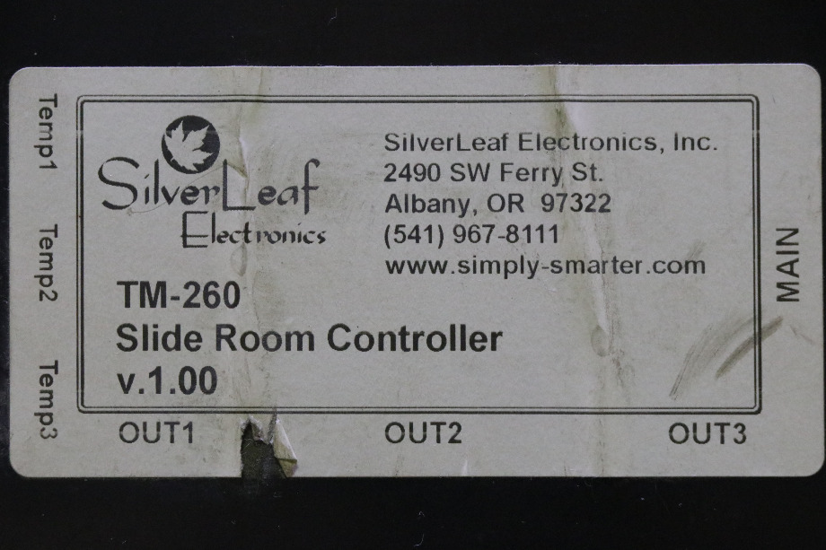 USED RV SILVER LEAF TM-260 SLIDE ROOM CONTROLLER MODULE FOR SALE RV Chassis Parts 