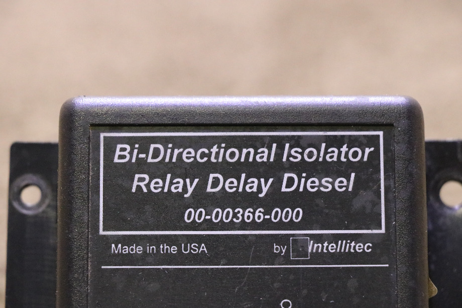 USED RV INTELLITEC BI-DIRECTIONAL ISOLATOR RELAY DELAY DIESEL 00-00366-000 FOR SALE RV Chassis Parts 