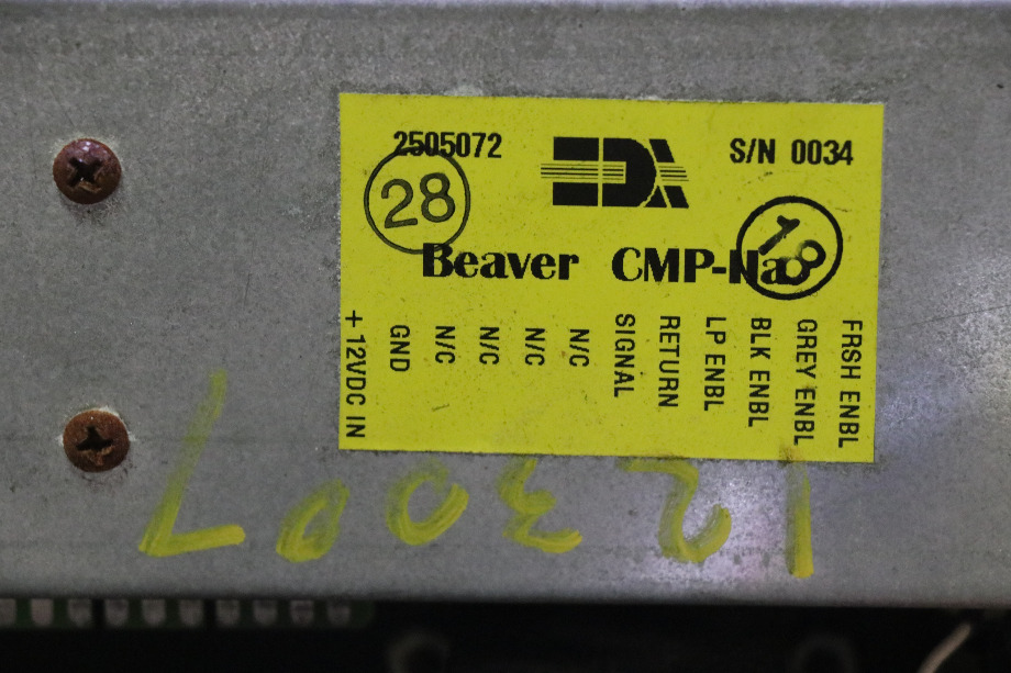 USED 2505072 BEAVER CMP II MONITOR PANEL RV PARTS FOR SALE RV Chassis Parts 