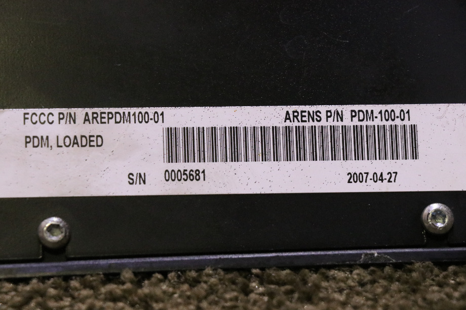USED ARENS PDM-100-01 POWER DISTRIBUTION MODULE RV/MOTORHOME PARTS FOR SALE RV Chassis Parts 