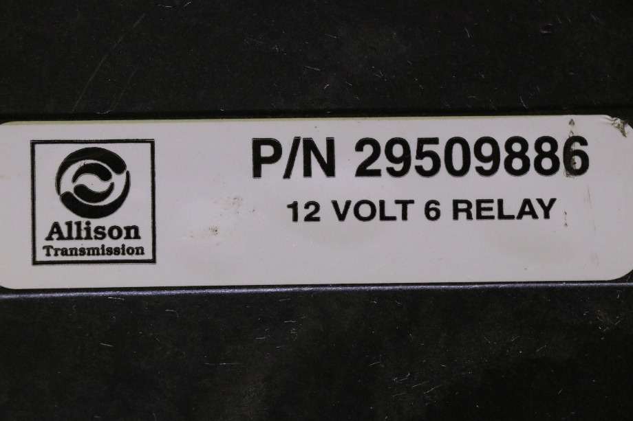 USED ALLISON TRANSMISSION 12 VOLT 6 RELAY MODULE 29509886 RV PARTS FOR SALE RV Chassis Parts 