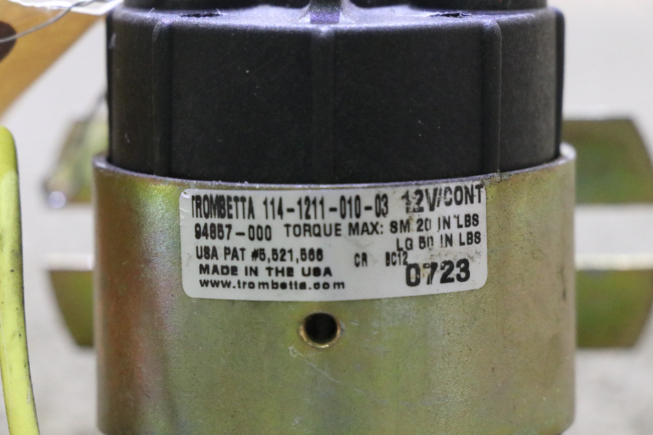 USED RV/MOTORHOME TROMBETTA SOLENOID 114-1211-010-03 FOR SALE RV Chassis Parts 