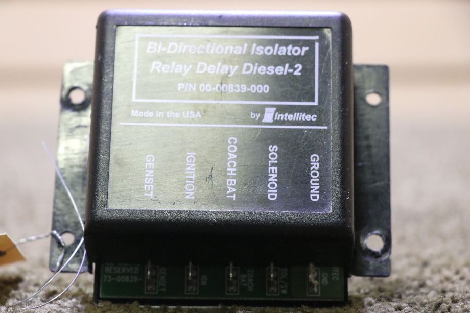 USED BI-DIRECTIONAL RELAY DELAY DIESEL - 2 00-00839-000 MOTORHOME PARTS FOR SALE RV Chassis Parts 