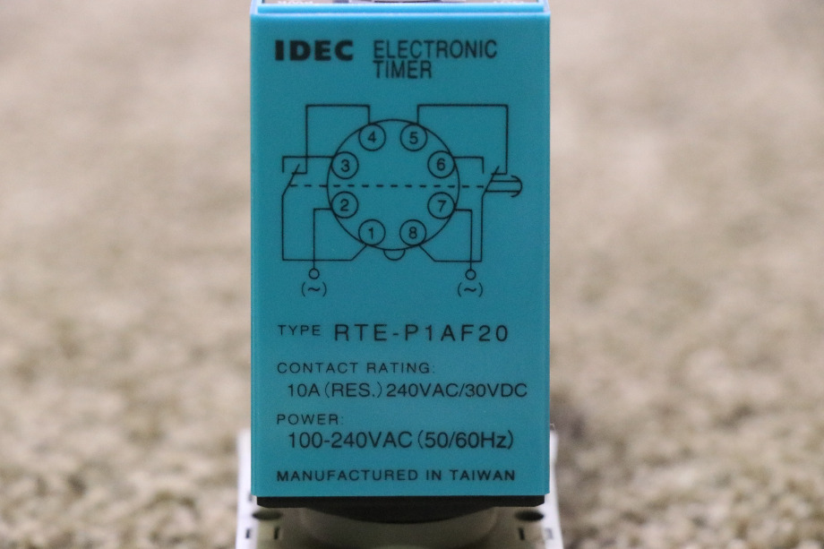 USED IDEC ELECTRONIC TIMER RTE-P1AF20 RV/MOTORHOME PARTS FOR SALE RV Chassis Parts 