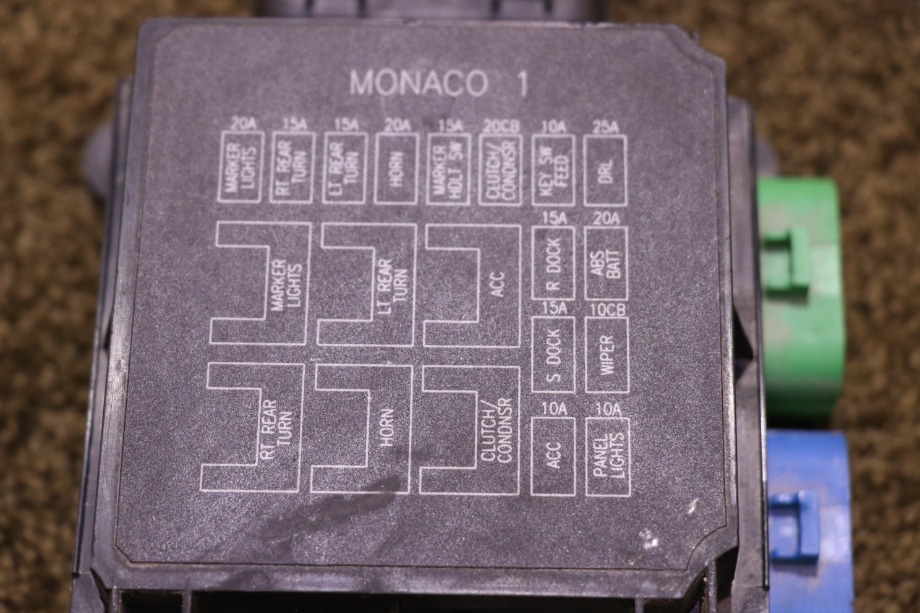 USED MONACO 1 BUSSMANN FUSE MODULE 16615334 / 31046-1 RV PARTS FOR SALE RV Chassis Parts 