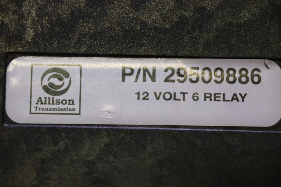 USED MOTORHOME 29509886 ALLISON TRANSMISSION 12 VOLT 6 RELAY MODULE FOR SALE RV Chassis Parts 