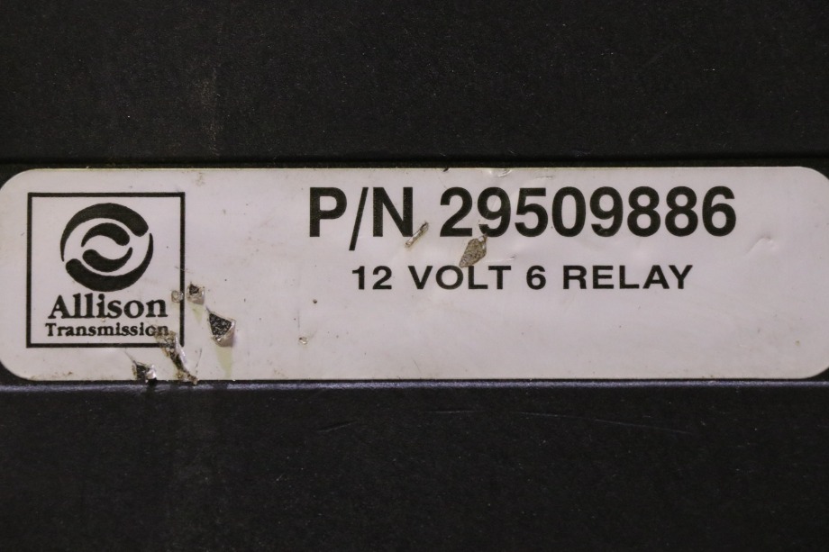 USED ALLISON TRANSMISSION 12 VOLT 6 RELAY MODULE 29509886 RV/MOTORHOME PARTS FOR SALE RV Chassis Parts 