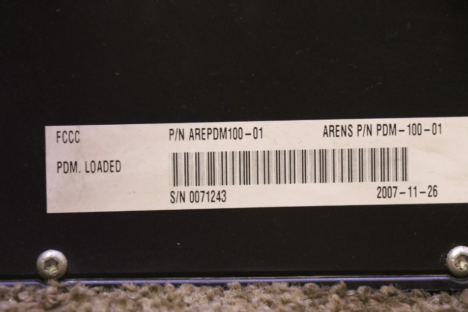 USED RV/MOTORHOME ARENS POWER DISTRIBUTION MODULE AREPDM100-01 FOR SALE RV Chassis Parts 