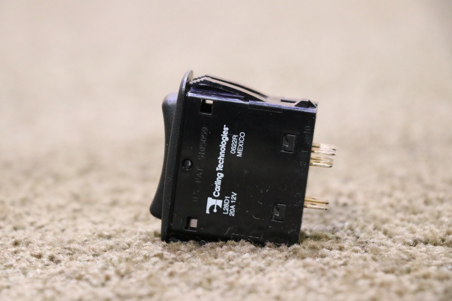 USED BLACK ROCKER L28D1 ROCKER SWITCH MOTORHOME PARTS FOR SALE RV Components 
