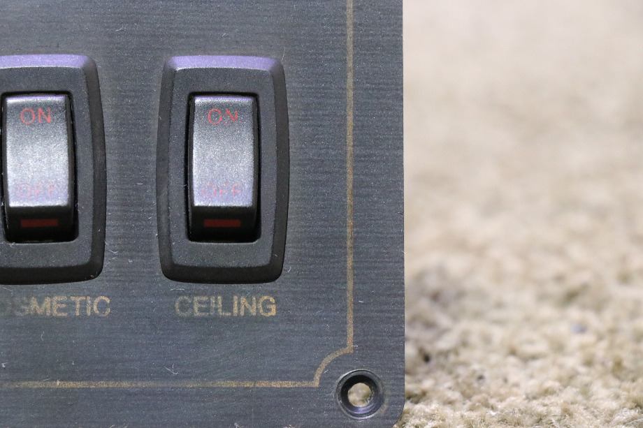USED MONACO COSMETIC / CEILING SWITCH PANEL RV PARTS FOR SALE RV Components 