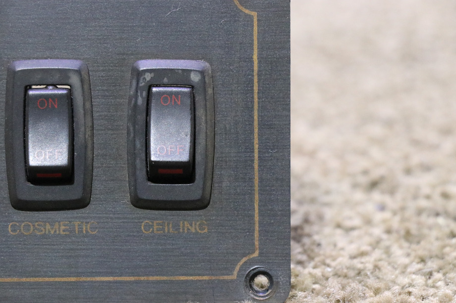 USED MONACO COSMETIC / CEILING SWITCH SWITCH PANEL MOTORHOME PARST FOR SALE RV Components 