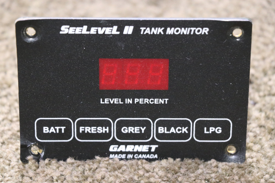 USED SEELEVEL II TANK MONITOR PANEL MOTORHOME PARTS FOR SALE RV Components 
