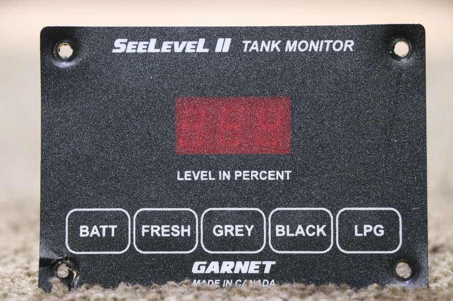 USED SEELEVEL II TANK MONITOR PANEL MOTORHOME PARTS FOR SALE RV Components 