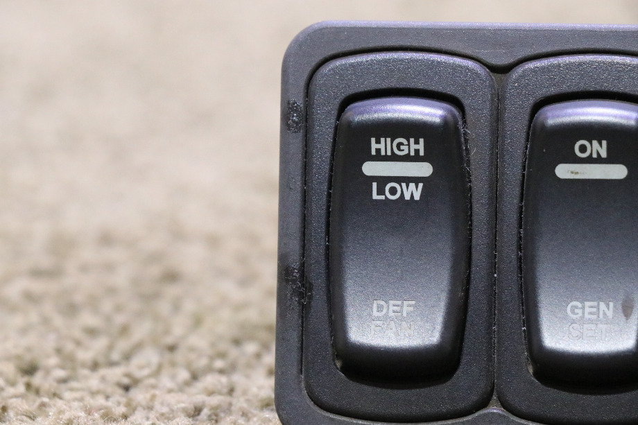 USED MOTORHOME 4 SWITCH DASH PANEL FOR SALE RV Components 