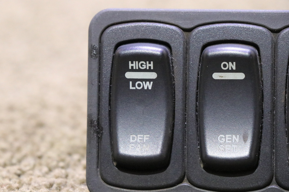 USED MOTORHOME 4 SWITCH DASH PANEL FOR SALE RV Components 