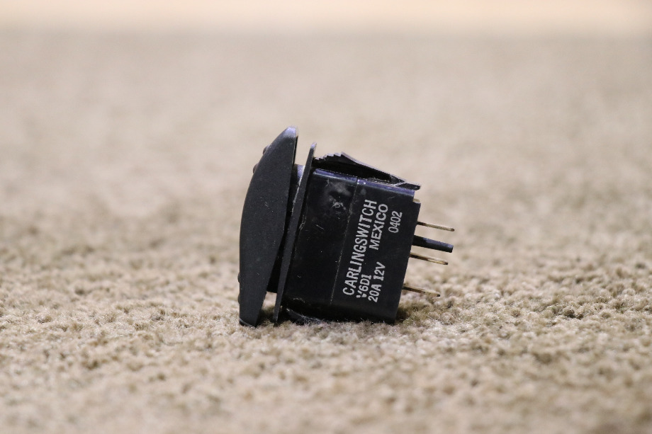 USED RV V6D1 BLACK ROCKER SWITCH FOR SALE RV Components 