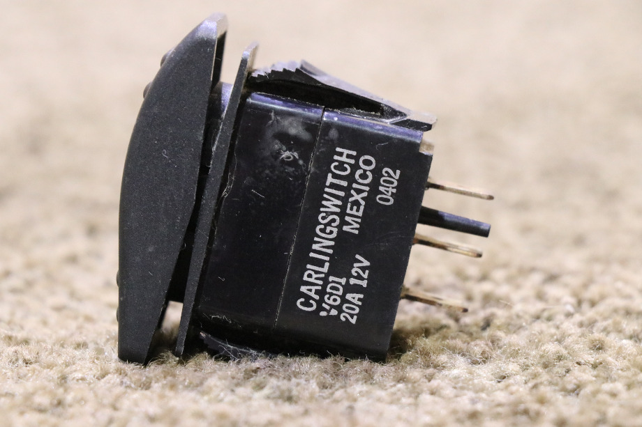 USED RV V6D1 BLACK ROCKER SWITCH FOR SALE RV Components 